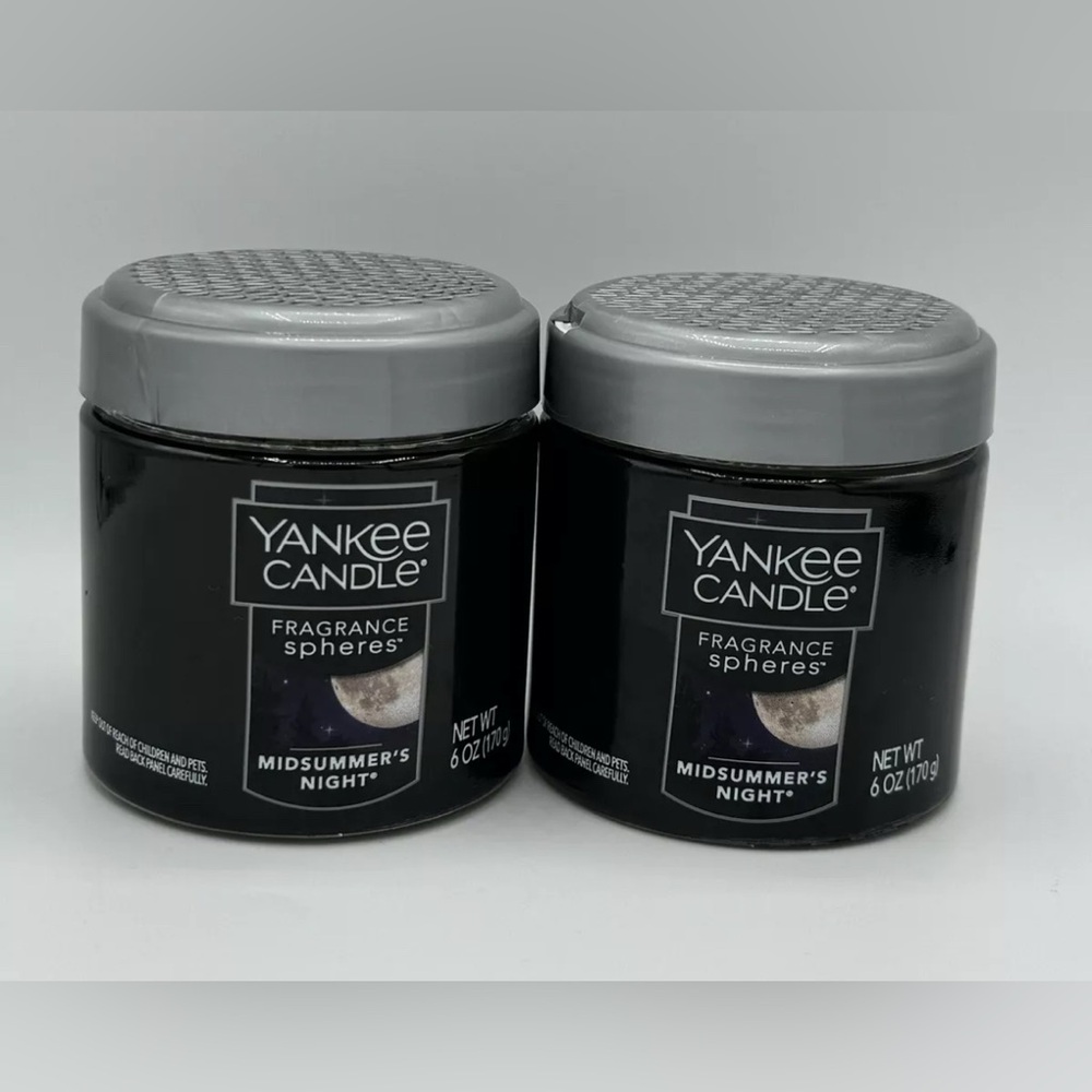 Yankee Candle Fragrance Spheres Odor Neutralizing Beads Lot 2 MIDSUMMER'S NIGHT